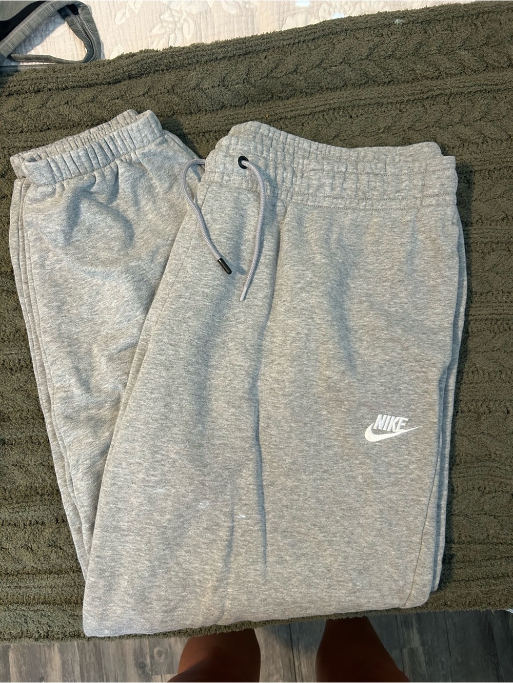 Nike woman’s ' Gray Fleece Jogger Pants